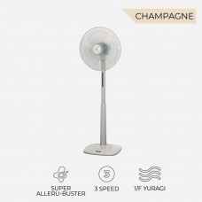 KDK N40HS (Champagne Gold) 3-speed Stand Fan (40cm/16”)